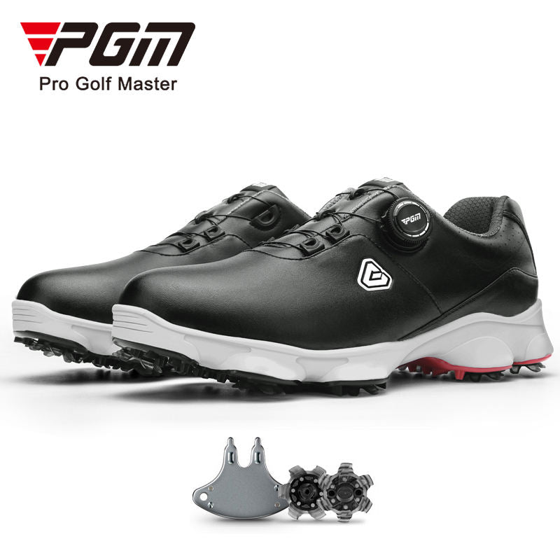 PGM XZ233 golf shoes gents waterproof antiskid golf shoes for men leather