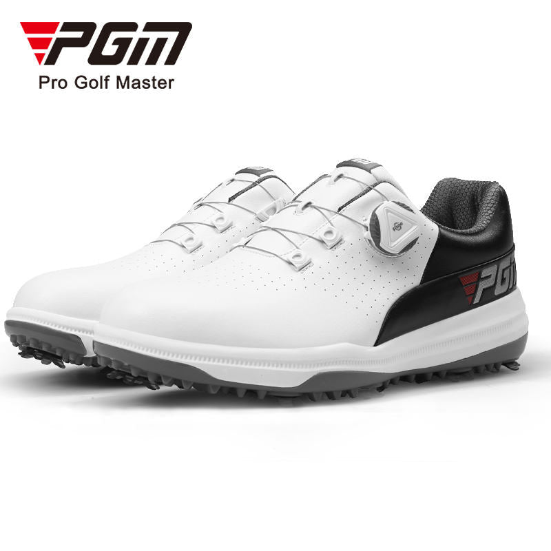 PGM XZ235 waterproof mens premium golf shoes rubber premium grade leather golf shoes