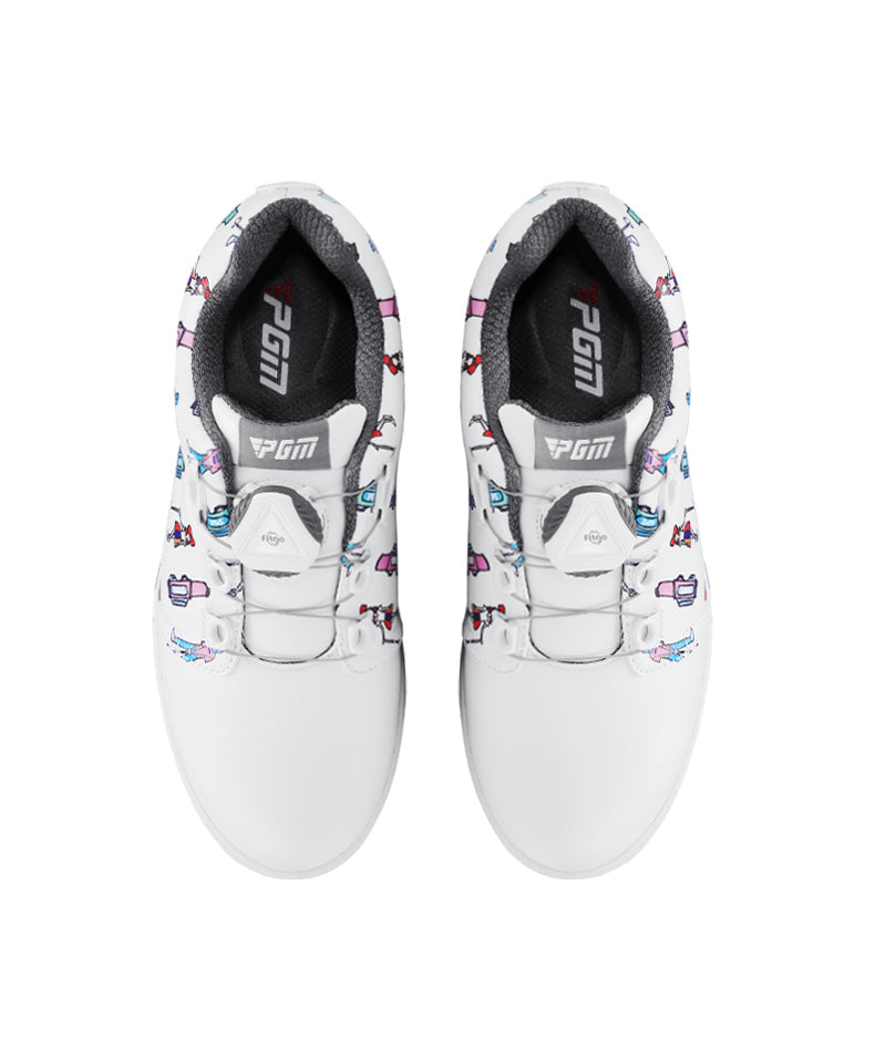 PGM XZ241 premium grade golf shoes customizable kids high end golf shoes
