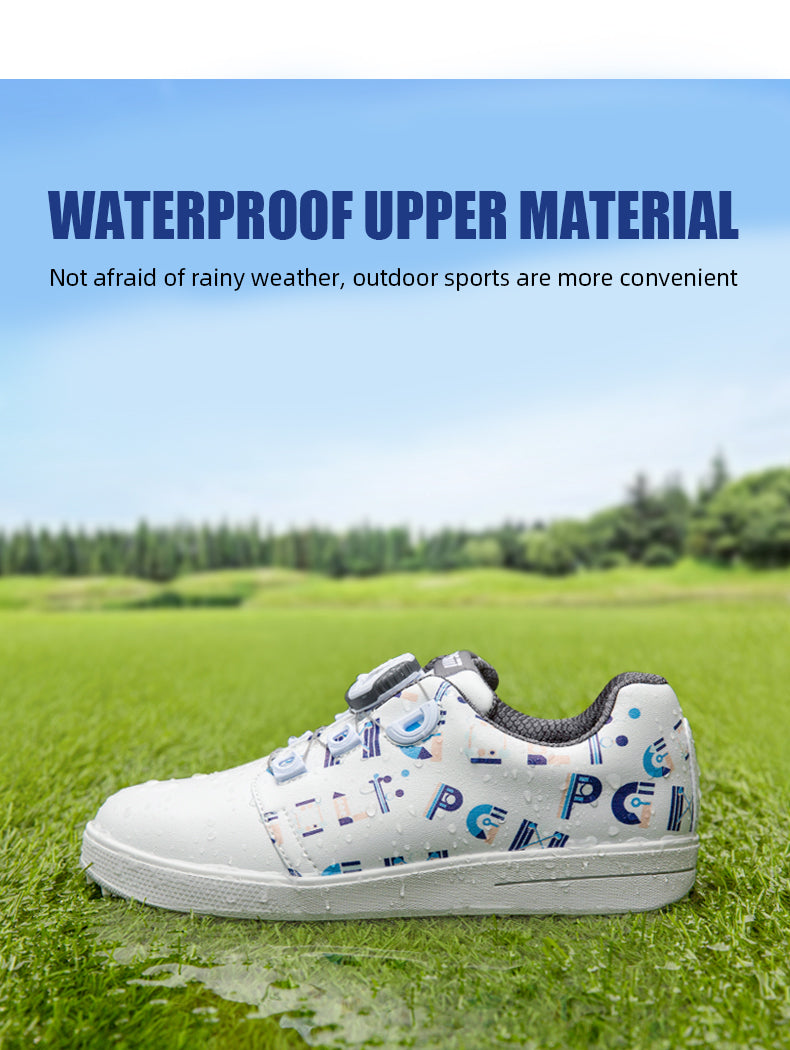 PGM XZ241 premium grade golf shoes customizable kids high end golf shoes