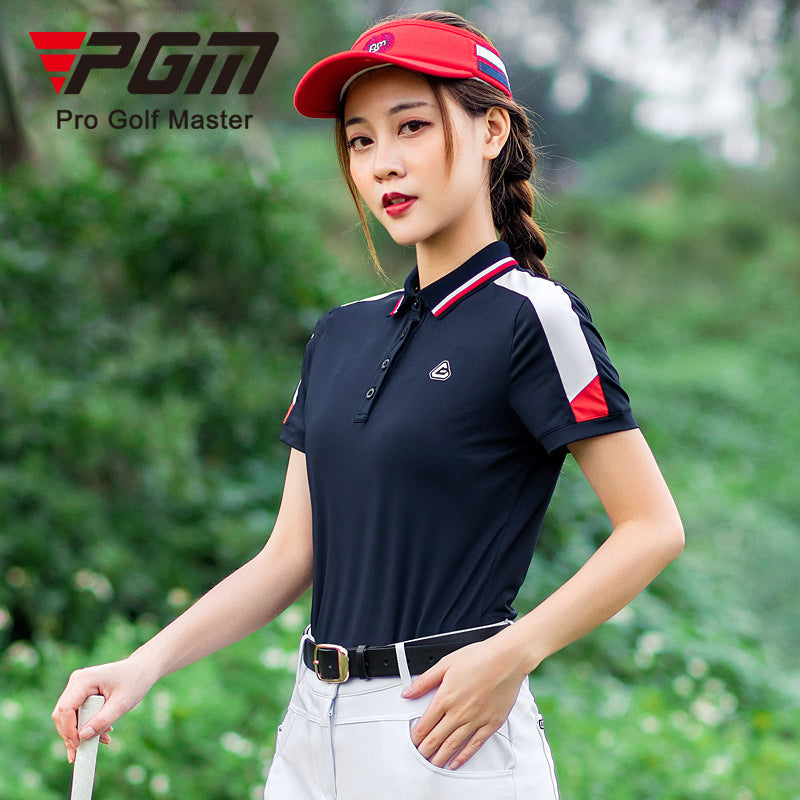 PGM YF273 sports golf polo t shirts custom printed breathable golf polo