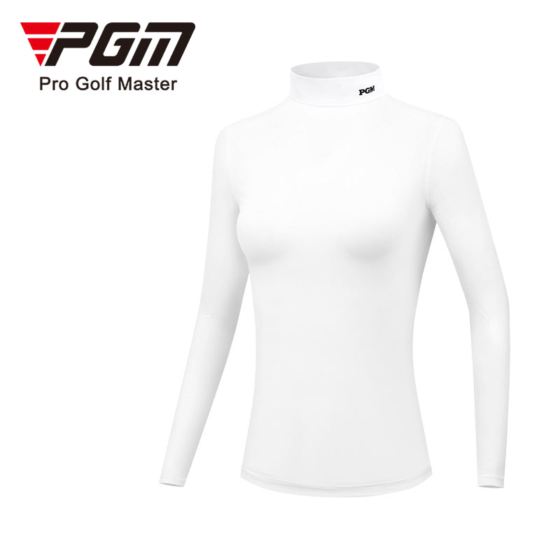PGM YF389 crew neck multi moloured slim fit sport golf shirt plain for women