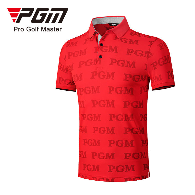 PGM YF396 branded quick dry quality short sleeve abbigliamento golf polyester tshirt polo custom golf shirts for man