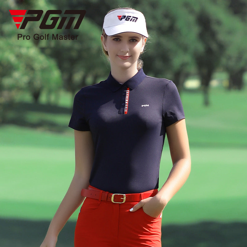 PGM YF400 women blank golf polo shirts custom logo quick dry golf polo shirt for ladies
