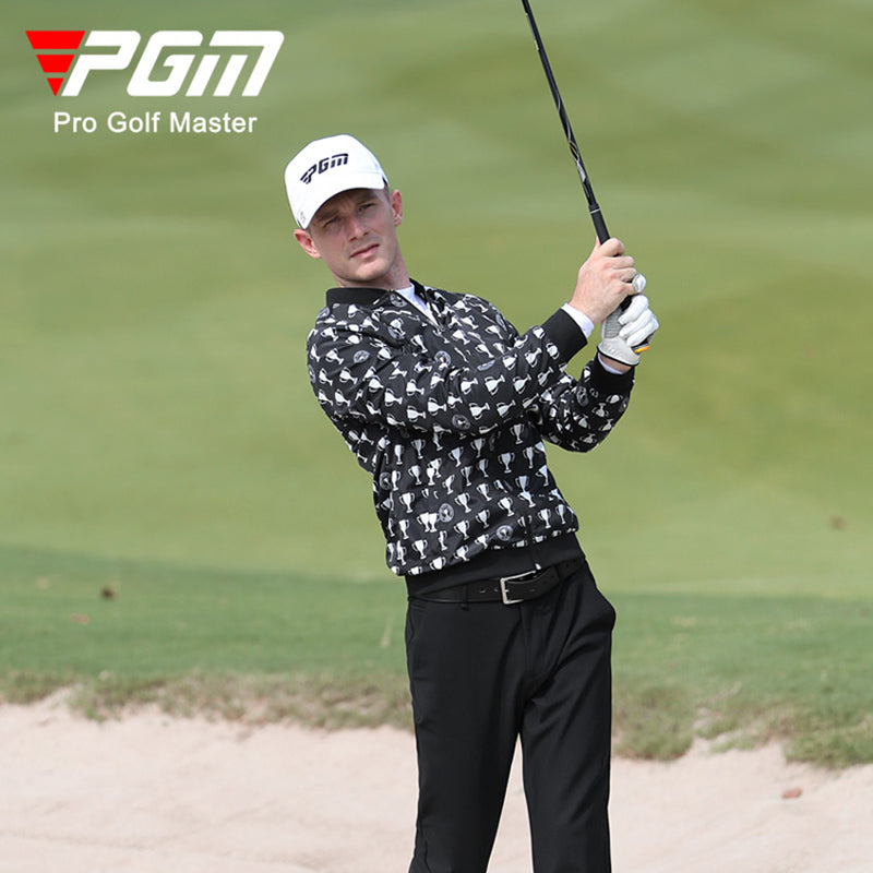 PGM YF426 soft shell golf jacket men outdoor windproof lightweight casual golf jacket