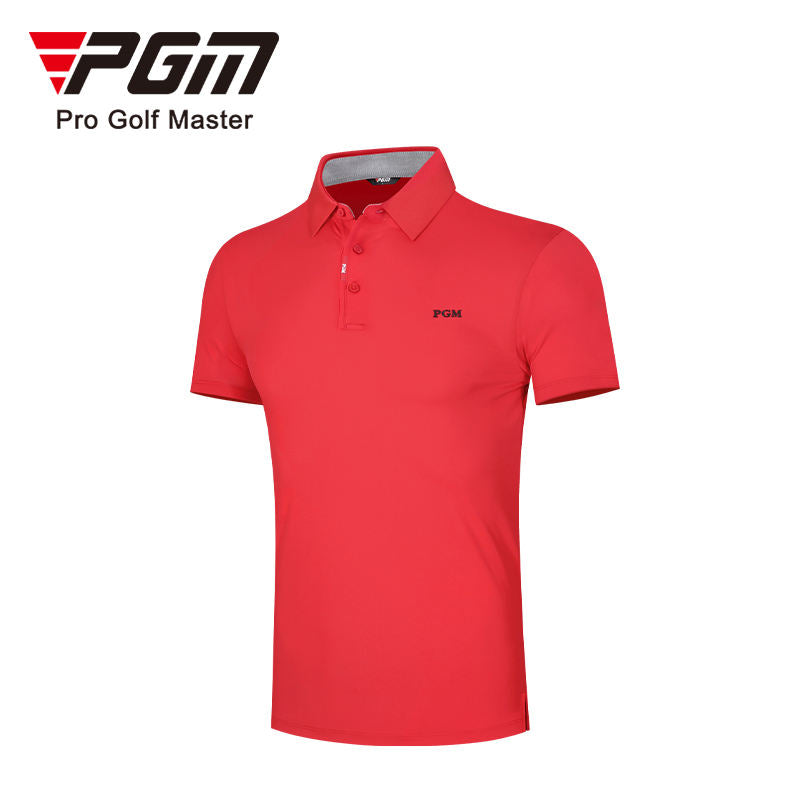 PGM YF463 custom logo golf performance polo shirts men cool golf polo
