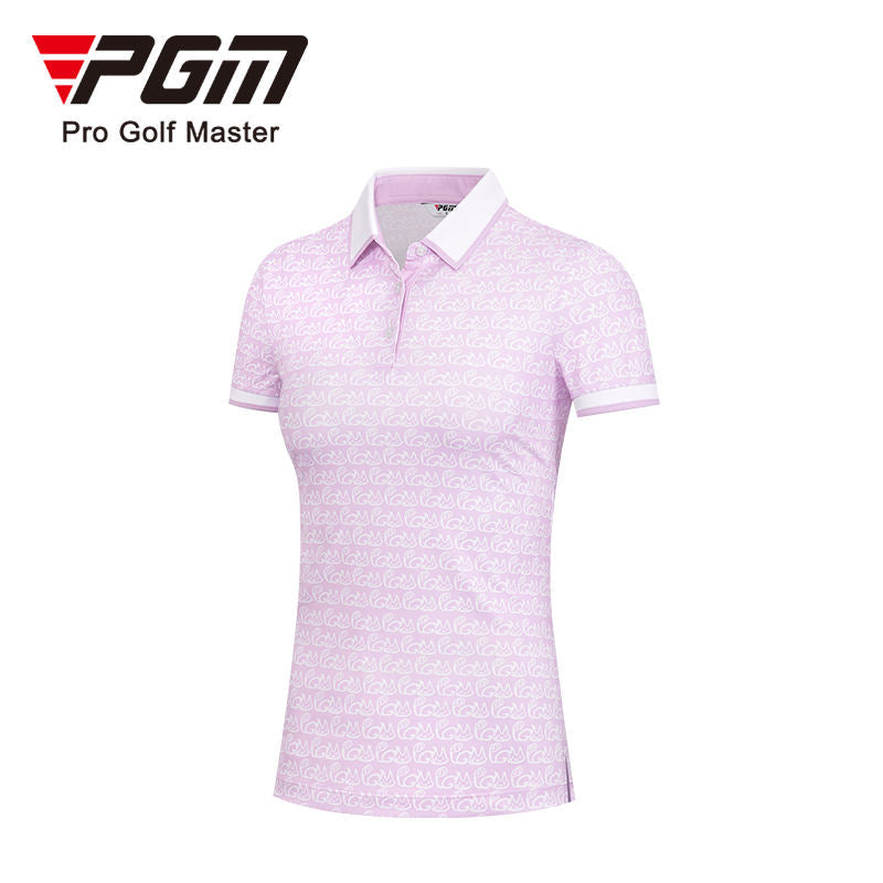 PGM YF469 golf polo stretchy high quality causal golf polo shirts for ladies