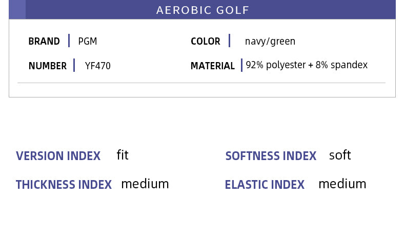 PGM YF470 wholesale custom polo shirts spandex premium golf polo