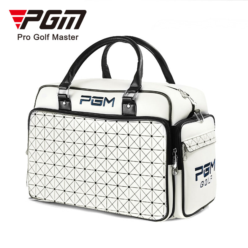 PGM YWB016 PU golf boston bag Large Volume Waterproof Boston Clothing Bag