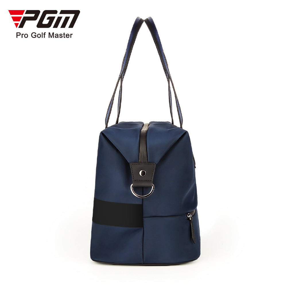 PGM YWB028 custom logo blue boston bags oem golf shoe bag nylon golf boston bag