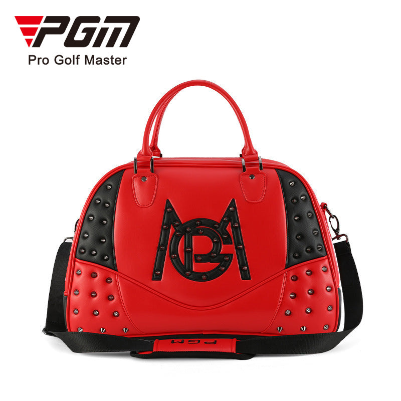 PGM YWB032 oem large womens golf boston bags with rivet