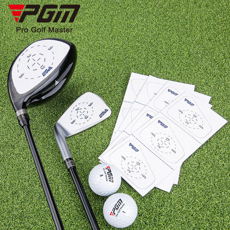 Golf Club Impact Tape, Golf Ball Marking Test Paper, 12 Sheets of Wood/Iron Club Hitting Stickers.