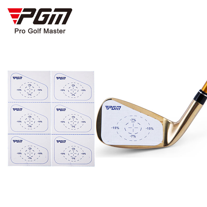 Golf Club Impact Tape, Golf Ball Marking Test Paper, 12 Sheets of Wood/Iron Club Hitting Stickers.