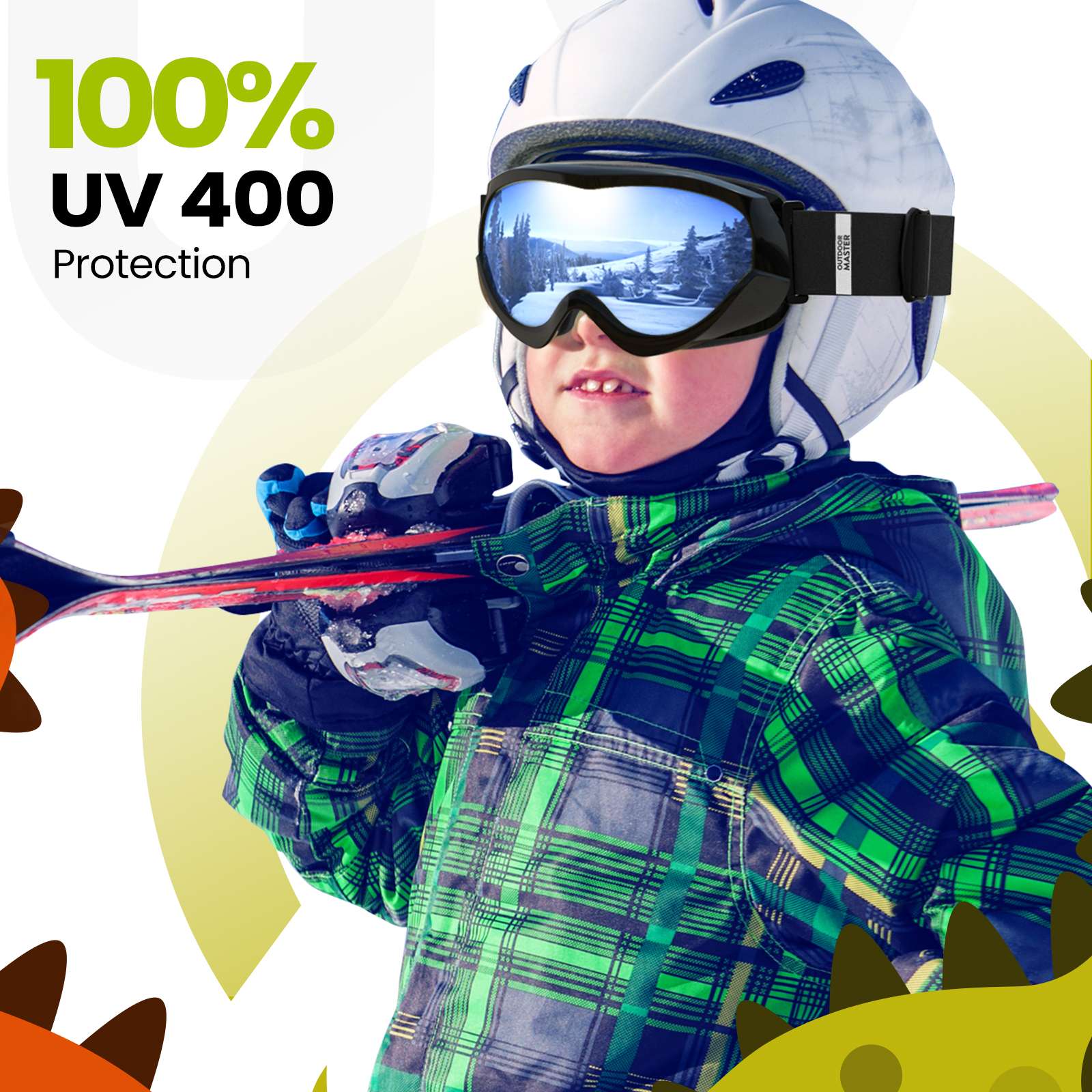 LOLLIPOP Kids Snow Goggles