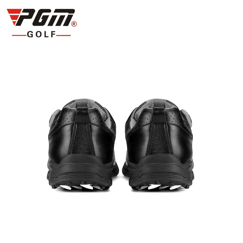 PGM XZ186 water proof golf shoes men custom logo black spike less golf shoe