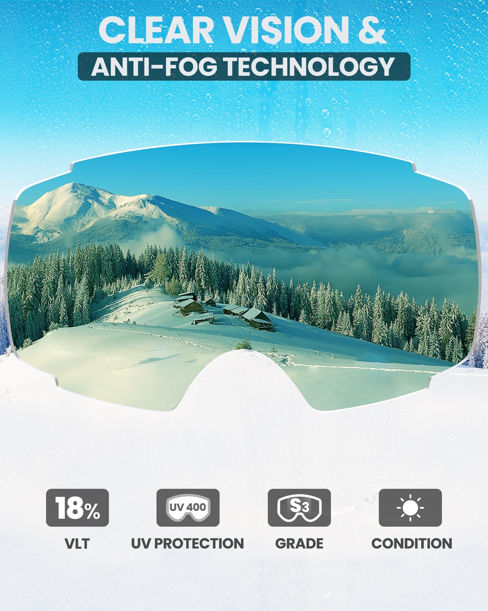 VISION Snow Goggles + Lens Bundle