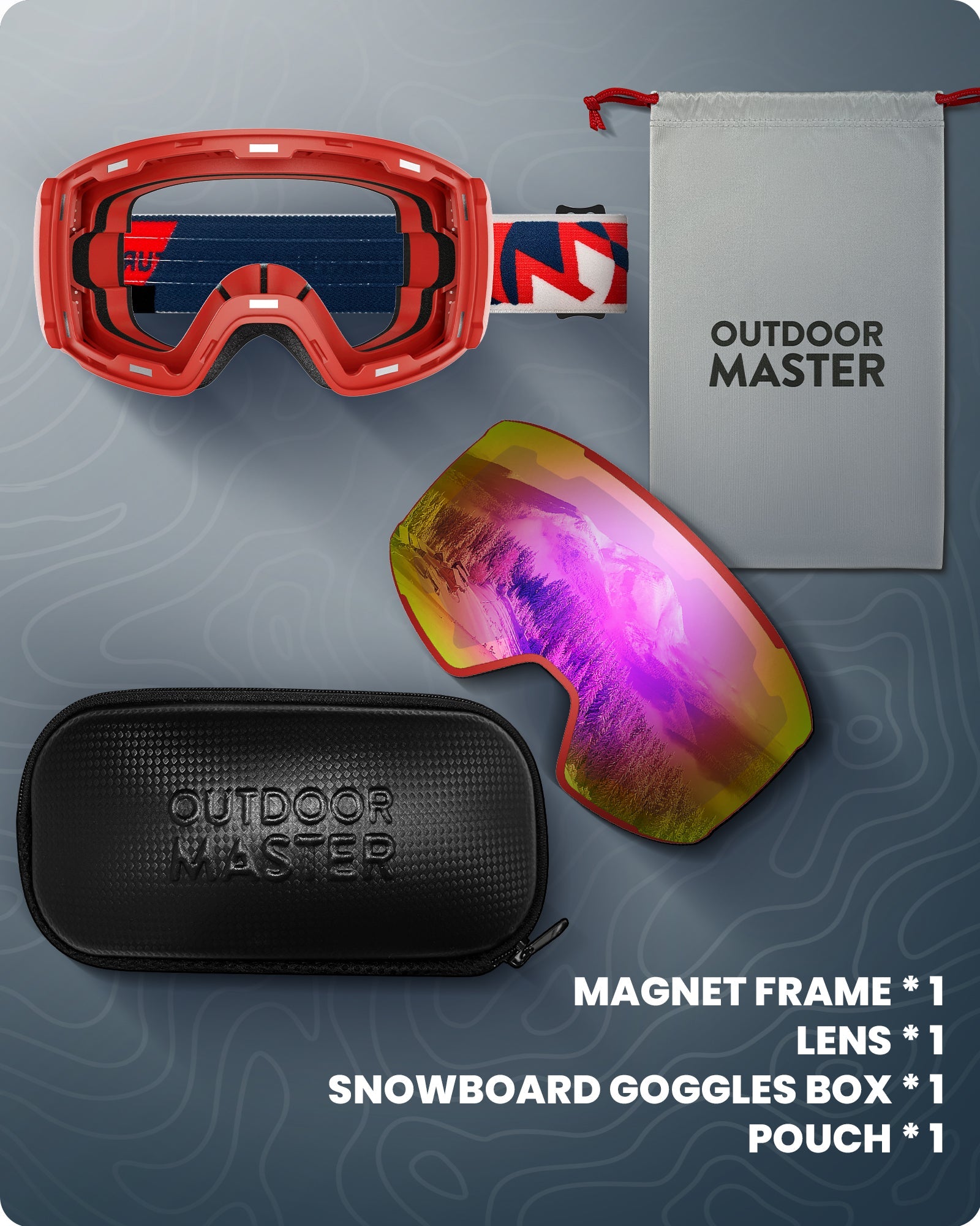 VISION Snow Goggles + Lens Bundle