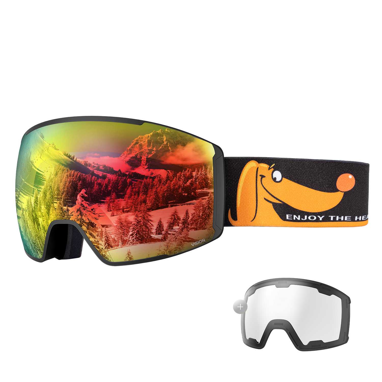 VISION Snow Goggles + Lens Bundle