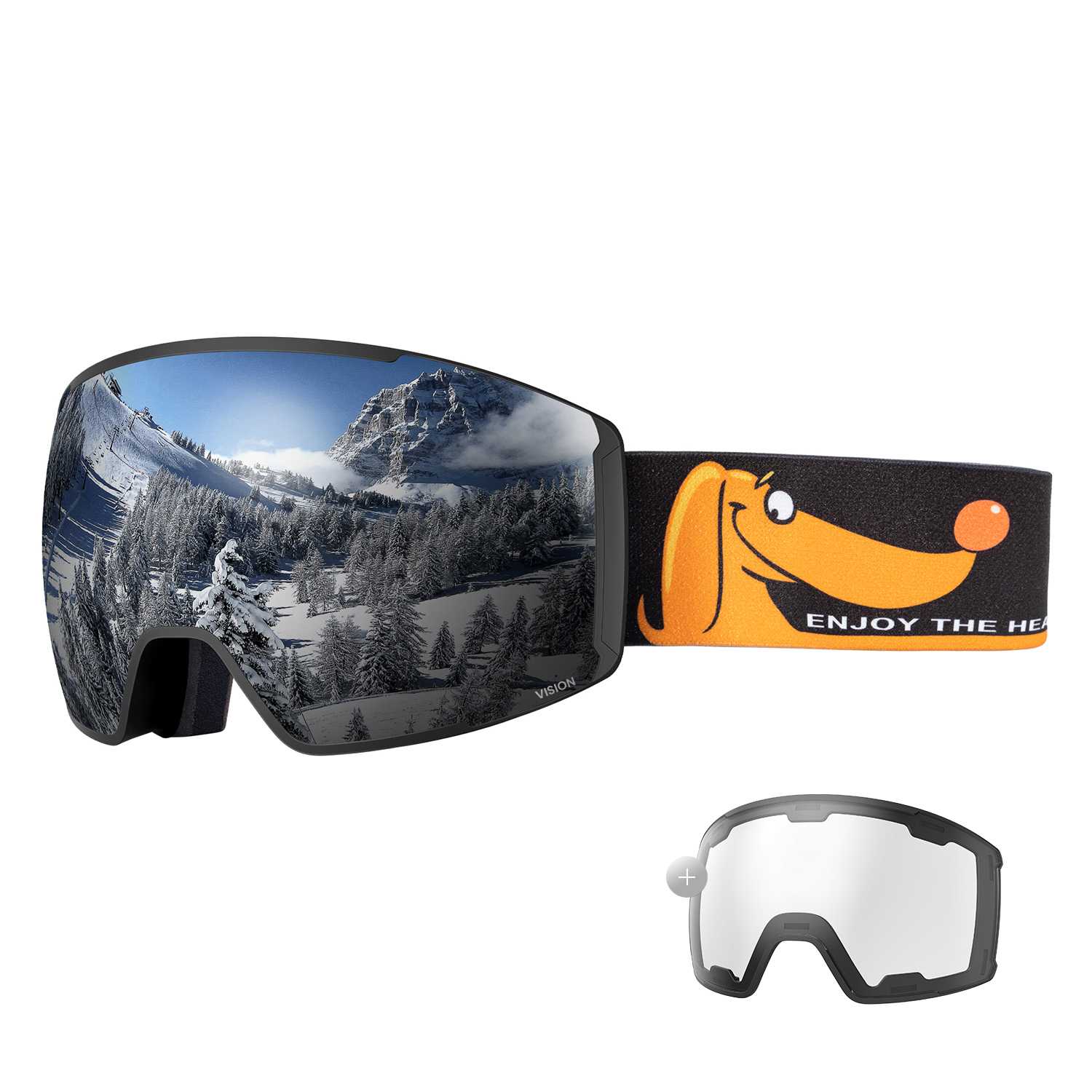VISION Snow Goggles + Lens Bundle